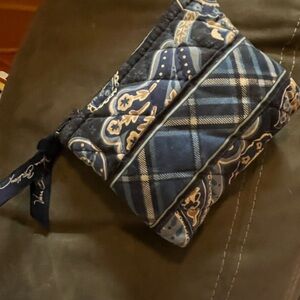 Vera Bradley Blue Patterned Key & Card Holder